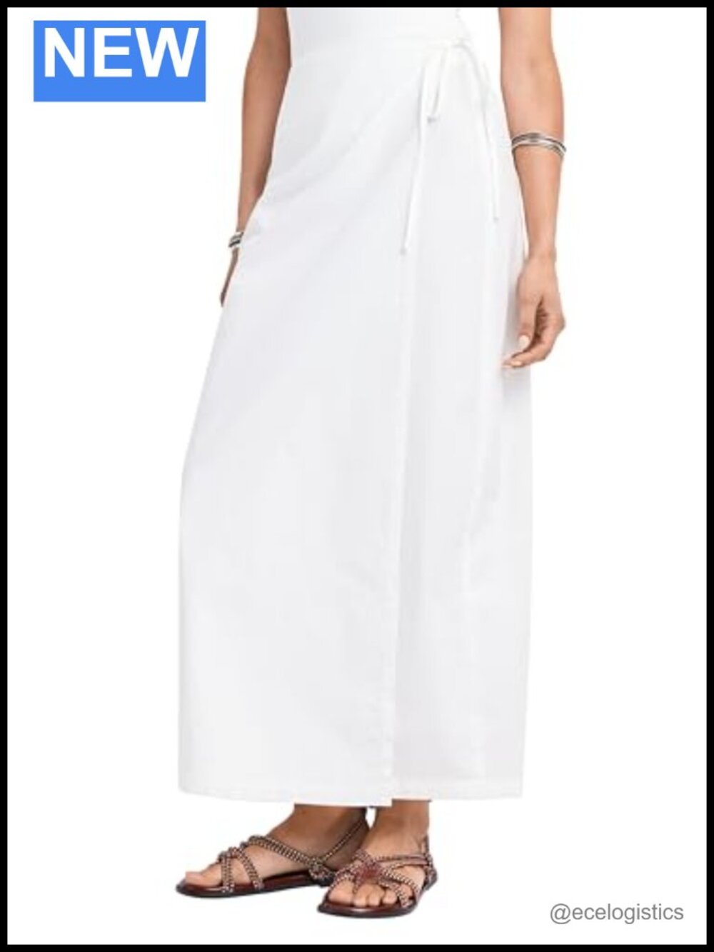 Cotton Poplin Willa Wrap Skirt Swimsuit Cover Up